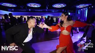 Brandon Ayala & Michelle Morales - Salsa social dancing | New York International Salsa Congress 2023