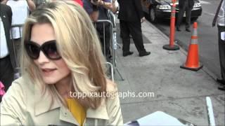 Michelle Pfeiffer - Signing Autographs at "Good Morning America" in NYC