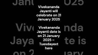 Vivekananda Jayanti 2025 - The MOST Important Date You Never Knew!