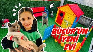 YENİ EVİMİZİN BAHÇESİNE BÜCÜR İÇİN EV YAPTIK !! BAHÇE DEKORE EDELİM !!