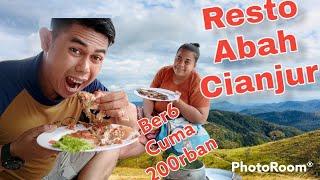 RESTO ABAH CIANJUR‼️PUAS MAKANYA‼️|| RASA NO 1 SUASANA DI SAWAH