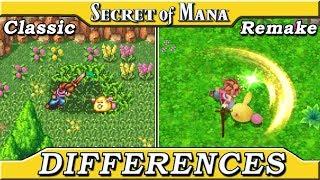 Secret of Mana - A Comparison Between the Remake and Classic