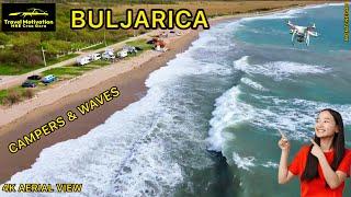 BULJARICA Kamperi i Veliki Talasi u Aprilu 2024 - BULJARICA Campers & Waves [4K Aerial View] MNE