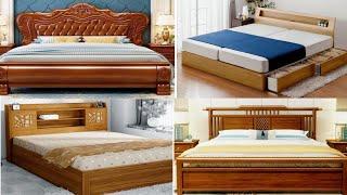 Wooden simple bed design latest model | Top 20 affordable bed design simple and decent