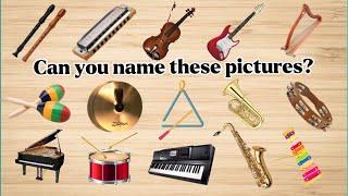 Musical instruments / Learn Musical instruments Names in English / Musical Vocabulary / level 6