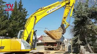 Excavator New Holland E 215 / Gradilište u Gospiću 25.03.2019.