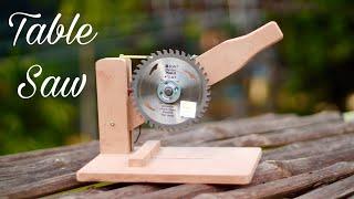 How to Make a Table Saw or Bench Saw Machine at Home