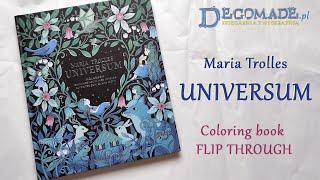 Universum Maria Trolles coloring book flip through