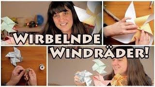 Ein Windrad basteln aus Pappe oder Papier | Bastel-Ideen | Mamma Mia Unperfekt