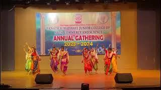 Koli Dance | JUNIOR COLLEGE 2023-24 | Annual Gathering 2023-24 ‎@MADHAVI INSTITUTION'S 