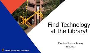 Find Technology at the UF Libraries