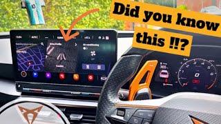 6 CUPRA infotainment Tricks YOU NEED TO KNOW !