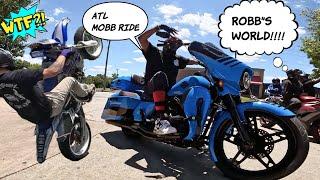 ATL Mobb Ride vs Robb's World?! | G-Force Does It Again | Dainese USA Grand Opening Moto Party