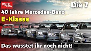 40 Jahre E-Klasse: das wusstet ihr noch nicht! | auto motor und sport