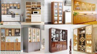 Top 60 crockery unit designing ideas | Latest crockery cabinet designs for kitchen | Home Decor