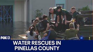 Water rescues underway in Pinellas County