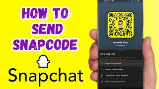 HOW TO SHARE YOUR SNAPCODE WITH FRIENDS