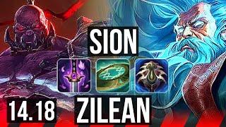 SION vs ZILEAN (TOP) | Rank 3 Sion | NA Grandmaster | 14.18