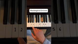 Mockingbird #piano #tutorial #pianolessons #pianolesson #tips #eminem #pianomusic