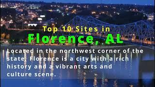 Florence AL - Top 10 Sites to See while visiting the Muscle Shoals area of North Alabama! #florence