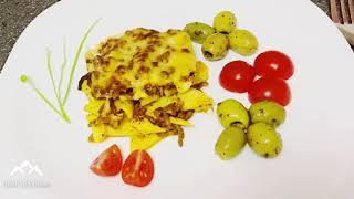 15 minutes recipe! Try this to your left over cooked pasta! Easy Recipe by Glezl