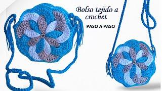  HERMOSO  monedero bolso tejido a CROCHET paso a paso / cartera tejida a crochet