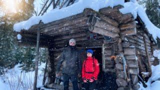 OUR BOOKINGS IN THE TAIGA. NIGHT in a TWO-STOREY HUT. 3 part.