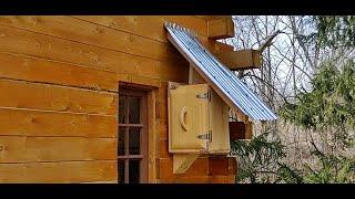 Building An Ice Box For The Cabin  and Rest By The Creek