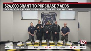 Newberry Township Police Department gets new AEDs thanks to grant