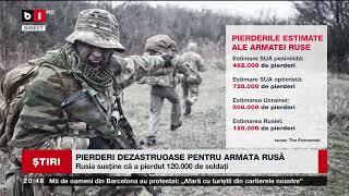 PIERDERI DEZASTRUOASE PENTRU ARMATA RUSĂ. Știri B1TV_7 iulie 2024