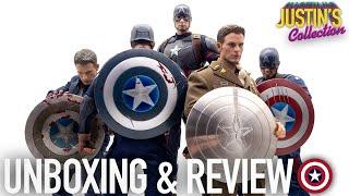 Avengers Endgame Captain America 1/6 Scale Shields Unboxing & Review