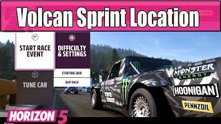 Forza Horizon 5 Volcan Sprint Location Weekly Challenge