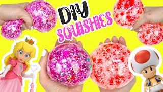 The Super Mario Bros Movie How to Make DIY Squishies with Squishy Maker with Peach and Toad