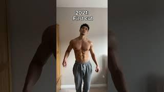 7 year natural body transformation #gym #shorts #transformation