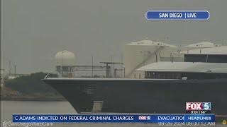 Super yacht spotted in San Diego Bay: who does it belong to?