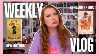 reading an anticipated ARC & trying a new author | WEEKLY VLOG