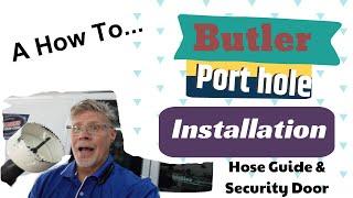 Do you have what it takes to cut a hole in your van? | Installing a Butler Style Port Hole| ZV1 Sony