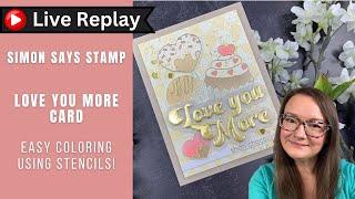 🟣LIVE REPLAY! Love You More Card | SSS | AmyR 2025 Valentine Series #14