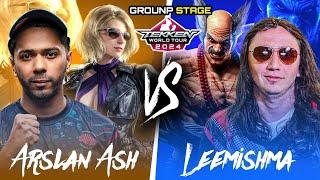 Arslan Ash (Nina) VS Lee Mishima (Heihachi) - Group Stage - Tekken World Tour 2024