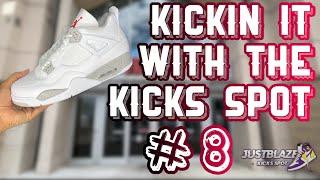 Kickin It With The Kicks Spot Reselling Vlog #8 Air Jordan 4 White Oreo Release Day