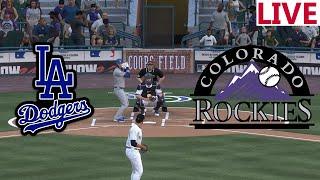 LIVE  Los Angeles dodgers VS Colorado Rockies/September 29/MLB THE SHOW 2024 /MLB EN VIVO