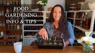 Homesteading Gardening Tips for Growing Food & Medicinal Plants