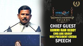 Gummi Ram Reddy CMD ARK Group Vice President CREDAI | Hybiz Women Leadership Awards 4th Edition