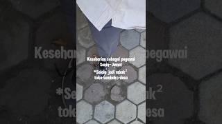 Selain jaga toko juga kerja senin-jumat #ideusahadidesa #tokosembako #tokosembakosederhana