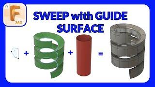 Surface Mastery Part 4 - Swept Guide Surface | How to use Sweep Guide Surfaces to Drive Shapes