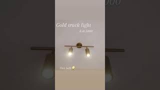 GOLD TRACKLIGHT FOR LIGHT TASKING. ORDER VIA 0110032195#SHORTS#GOLDCHANDELIER#TASKLIGHT#SHOPONLINE