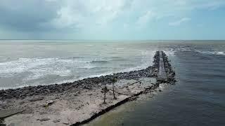 Venice South Jetty at Humphris Park after Hurricane Helene 2024