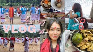 17.08*Hoda gathering vlog* PITRA KAMI || Chopped my bestie’s hair || @Thenishajamatiavlogs