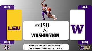 No. 7 LSU vs Washington | 2024 Baha Mar Pink Flamingo Championship | 11.25.24