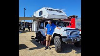 SUV Camper on a 2-Door Jeep Wrangler - only around 500lbs!